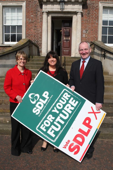 Margaret Ritchie, Michelle Byrne & Mark Durkan MP