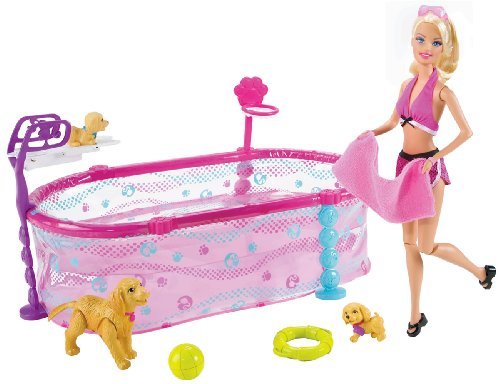 barbie and her dog