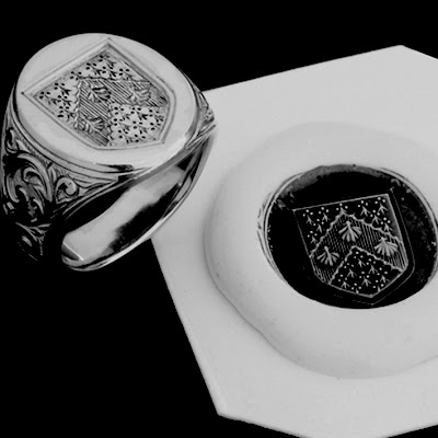 Signet Ring Wax Sealed Letter Signet Ring Wax Sealed Letter