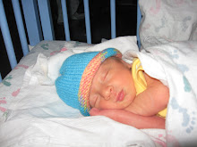 In the NICU, This is a hat they gave him to keep him from loosing body heat.