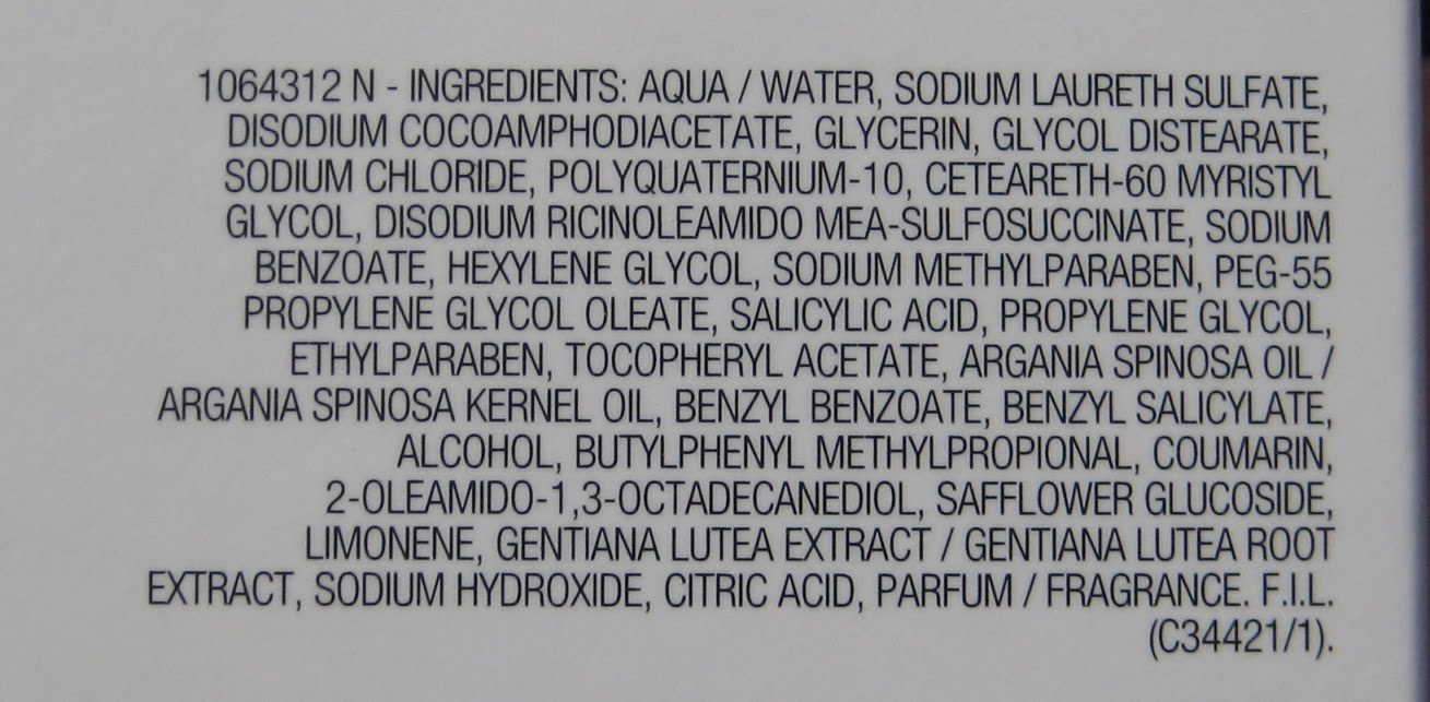 Hair care Ingredients In Shampoo