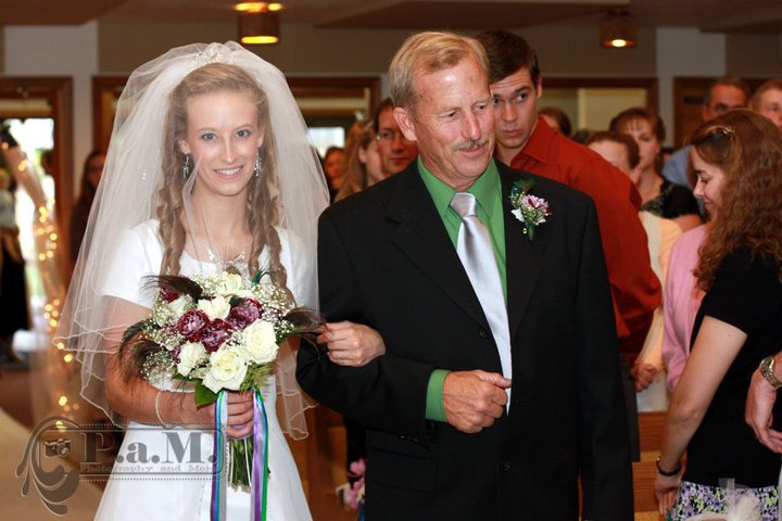 Walking down with Dad
