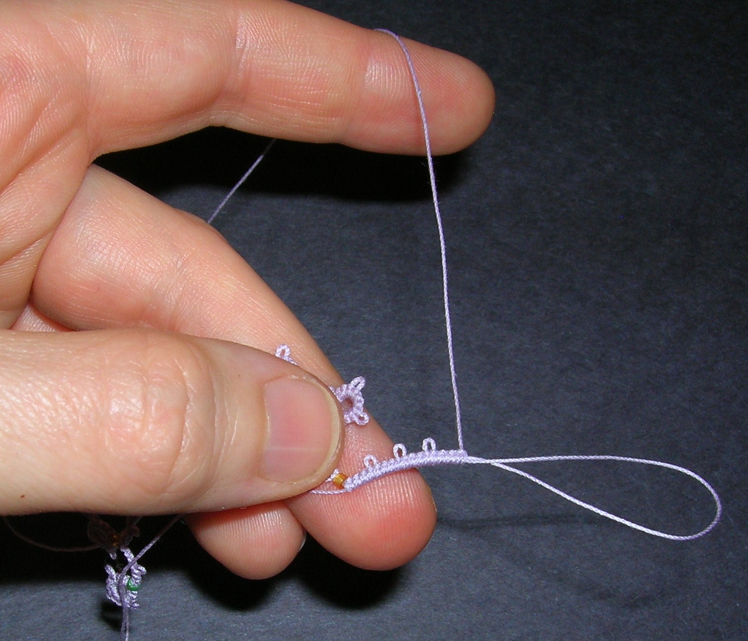 Tatting Fool Loop Tatted Rings How and Why