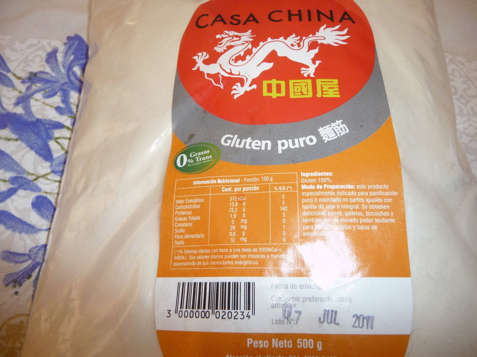 Caro Pimiento Aprendiendo a hacer Gluten.