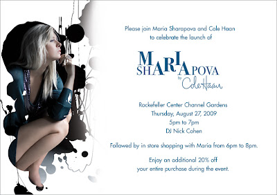 Maria Sharapova and Cole Haan – Rockefeller Center Event