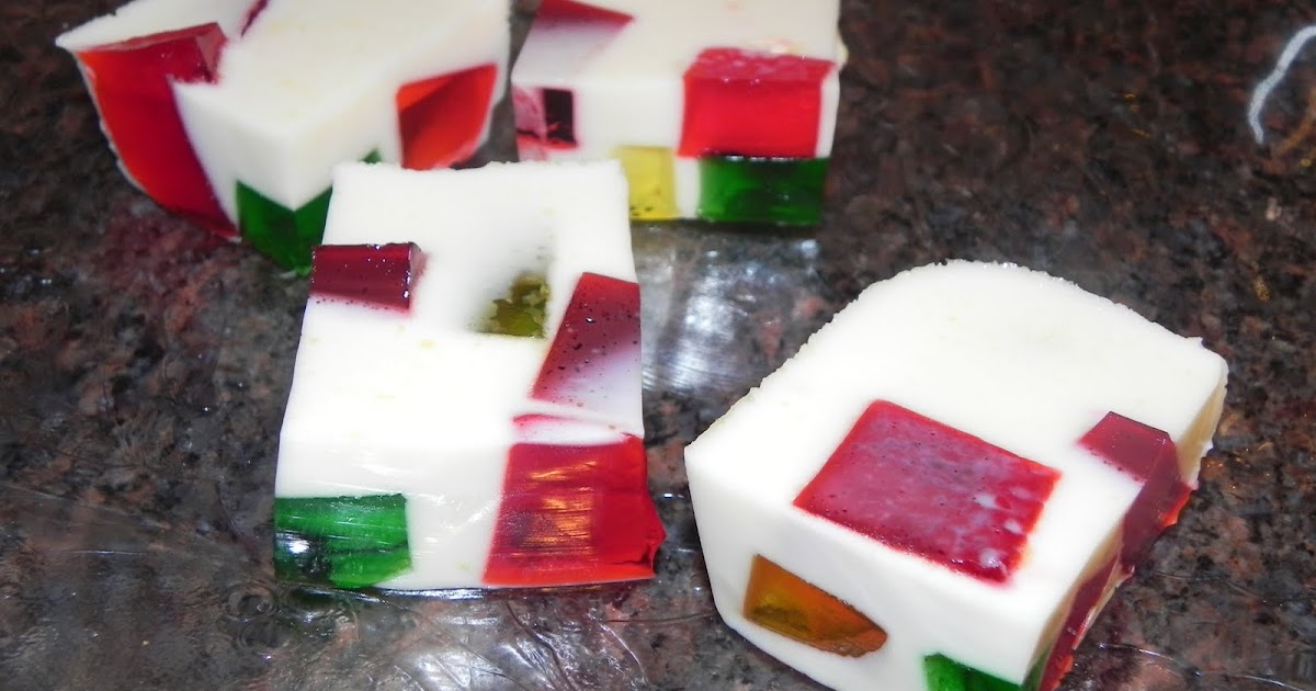 Farrah's Food Adventures Holiday Glass Block Jello