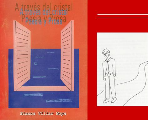 Portada de un libro de poemas de Blanca Villar Moya Presidente de la Asociación "La Fontera"