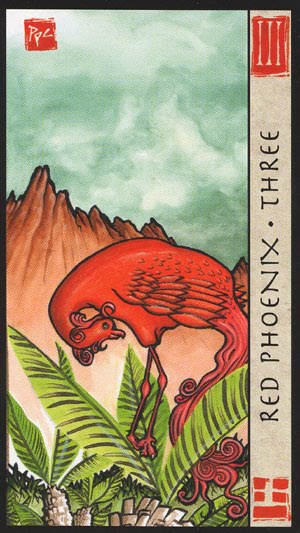 Tarot Feng Shui: Tres Fénix Rojo