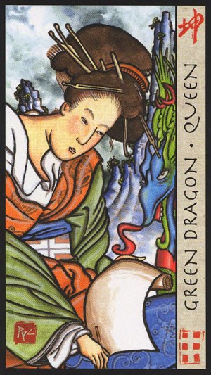 Tarot Feng Shui: Reina Dragón Verde