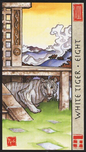 Tarot Feng Shui: Ocho Tigre Blanco