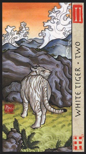 Tarot Feng Shui: Dos Tigre Blanco