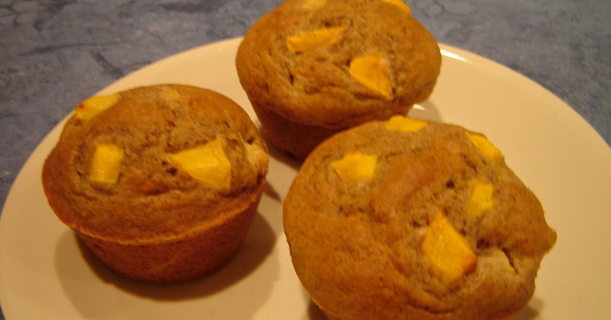 Unfinished Mom Whole Wheat Peach Muffins