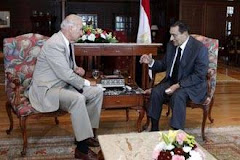 Biden and H. Mubarak meet