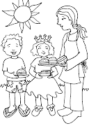 Cumpleaños (dibujo colorear bbq)