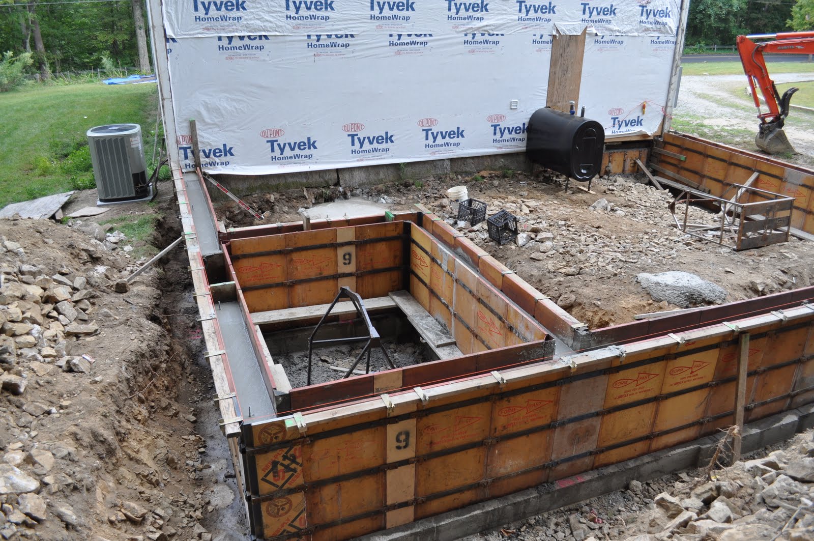 The Grange House Garage Foundation 1