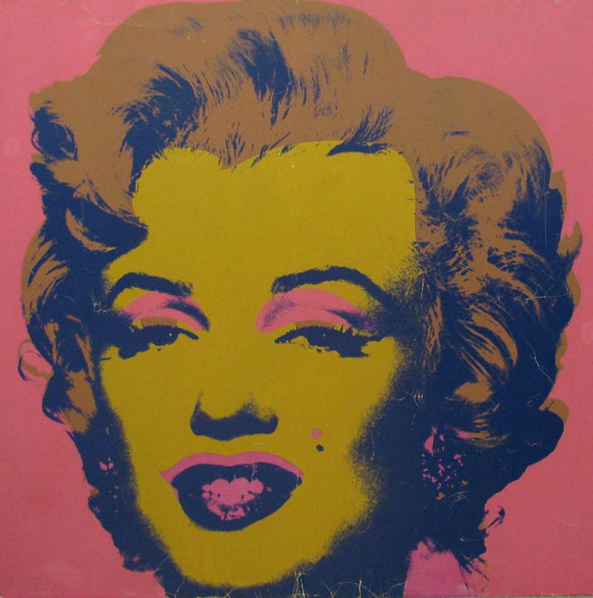 Marilyn. IMAGES AT A REMOVE. The texture of the story of the original Warhol 