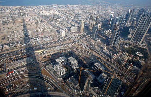 A inauguração do Burj Dubai