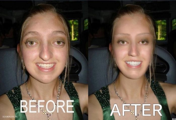 Before And After Photoshopped. is actually the efore and