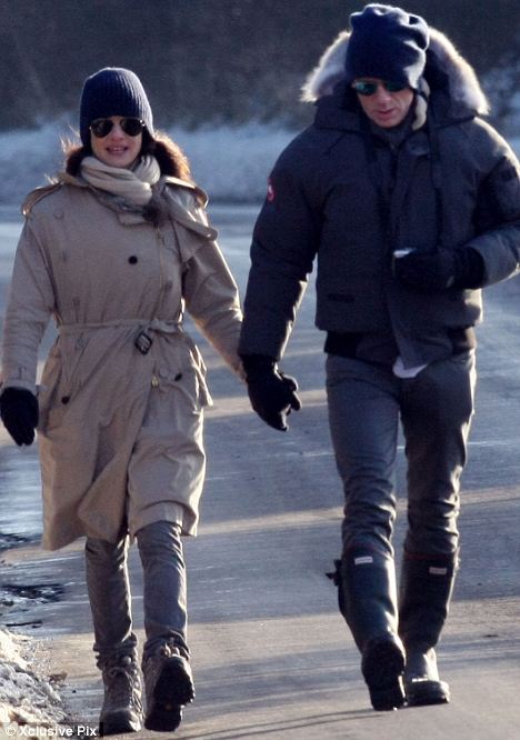 Hand in hand: Daniel Craig and