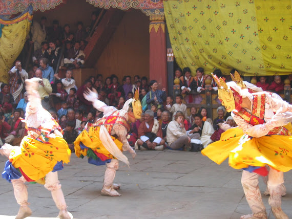 Bhutan - Whirling Dancers