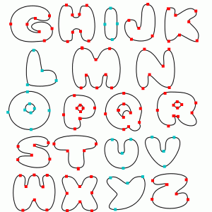 Free Printable Bubble Letters Alphabet