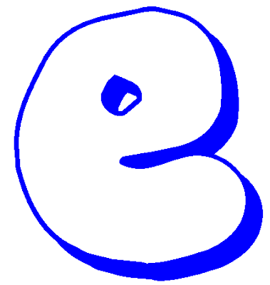 1bubble letter E in the year 2011