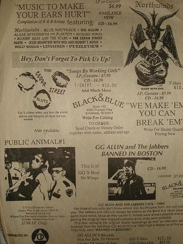 GG Allin Public Animal 1 GG Allin Public Animal 1