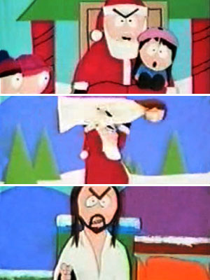 Santa claus antithesis