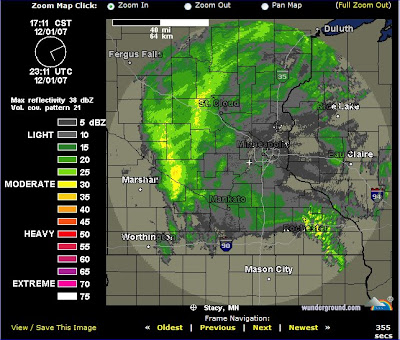 December 1 Radar 5:11 PM