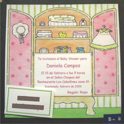 Nuestros bebes: Tarjetas para Baby shower 2