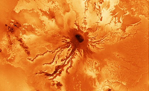 space volcanoes