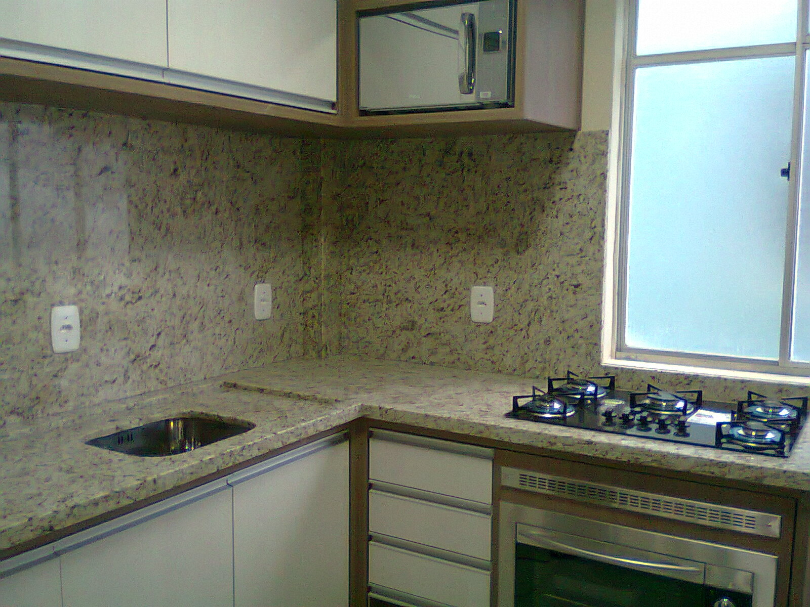#3F878C Granitos e Mármores 1600x1200 px Balcao De Cozinha Americana Com Granito #2355 imagens