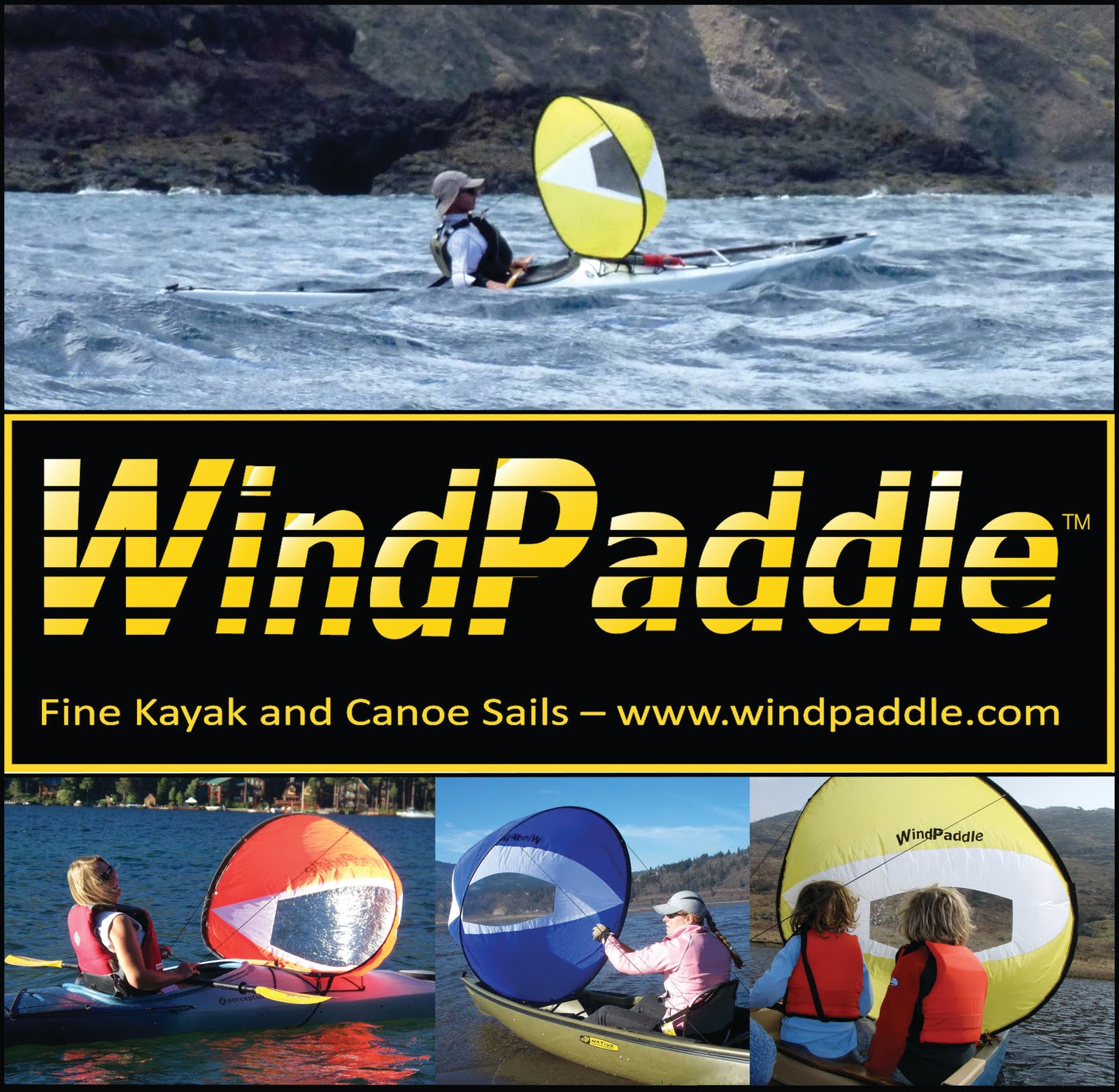 WindPaddle Sails New Ad Canoe and Kayak Magazine.