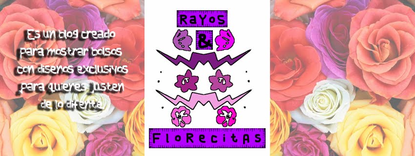 rayos y florecitas