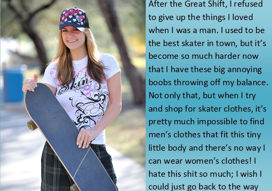 Awesome TG Captions Sk8er Boi