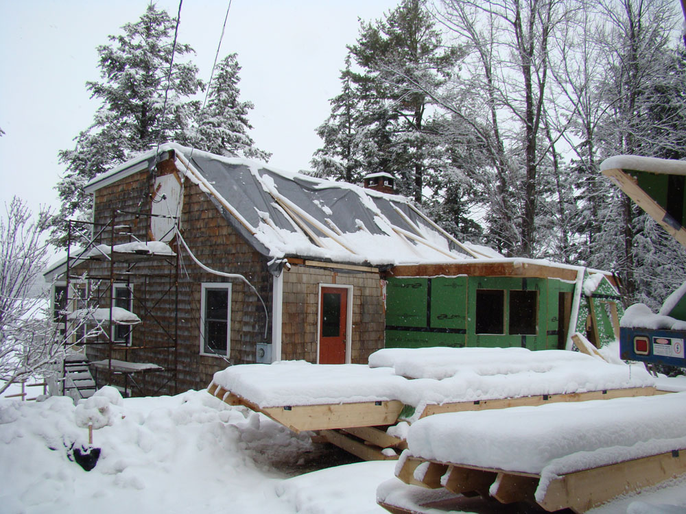 the exterior shell was built with our panelized wall and roof panels. the exterior shell was built with our panelized wall and roof panels.