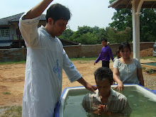Water baptism on 18.4.2010 another Dalakone man