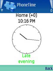 PhoneTime for J2ME phones