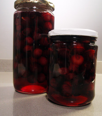uvas en almíbar