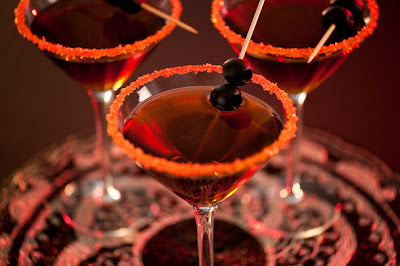 Black Devil Martinis, courtesy of Fine Living