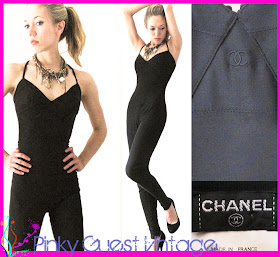 vintage chanel jumpsuit