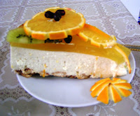 Articole culinare : TORT CU JELEU DE PORTOCALE