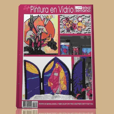 Pintura en Vidrio-Elsa Serrano Revista+de+Manualidades+-+Pintura+en+Vidrio