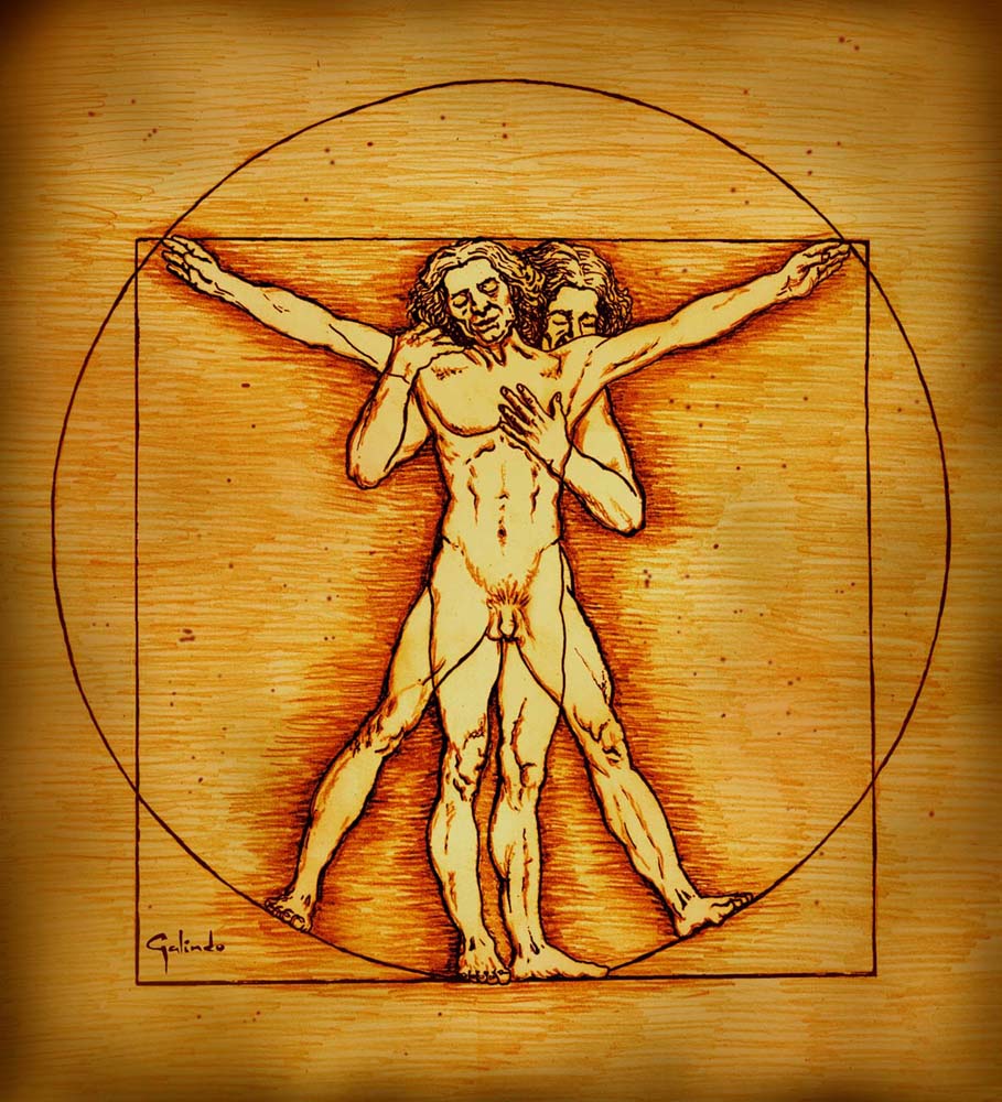 Vitruvian Man Homer