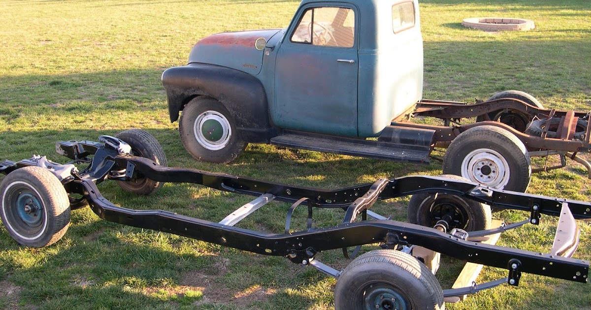 1953 GMC pickup, S10 frame swap 1953 GMC pickup; S10 Frame swap