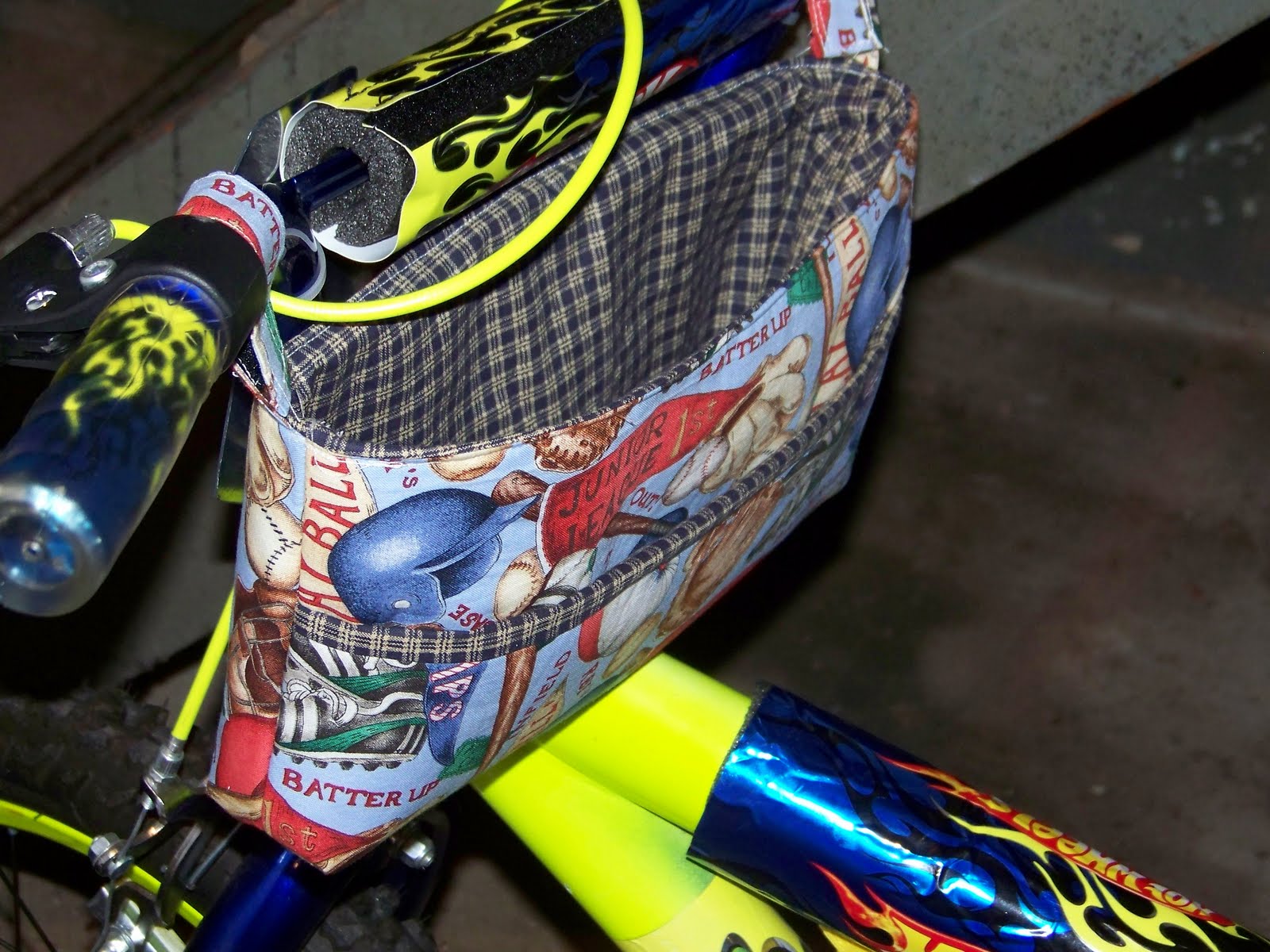 Colors Not Yet Invented Boy's Bike Bag Tutorial