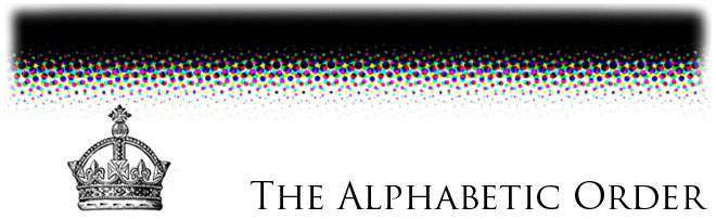 The Alphabetic Order