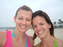 Becky and Emily on the Beach