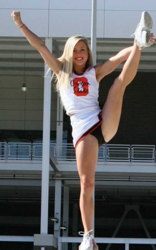 Flexible cheerleader