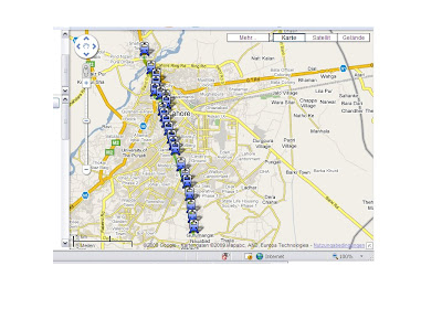 Dubai+metro+green+line+route+map